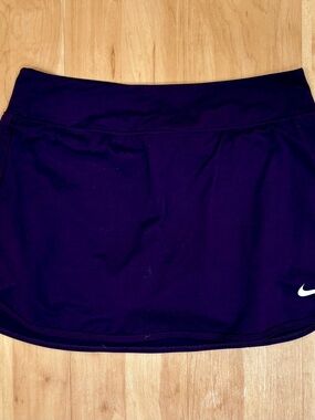 Nike Plum Purple Athletic DRI-Fit Tennis Golf Skort w/ Built-in Shorts